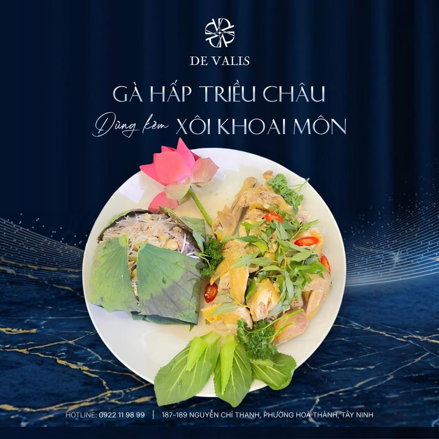 Gà hấp Triều Châu